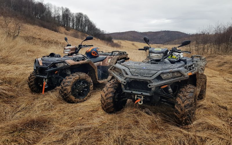 Dedicated account manager discussing logistics with ATV business owner