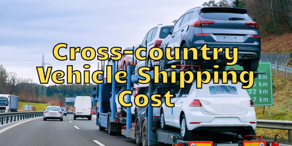 Cost of shipping cross country