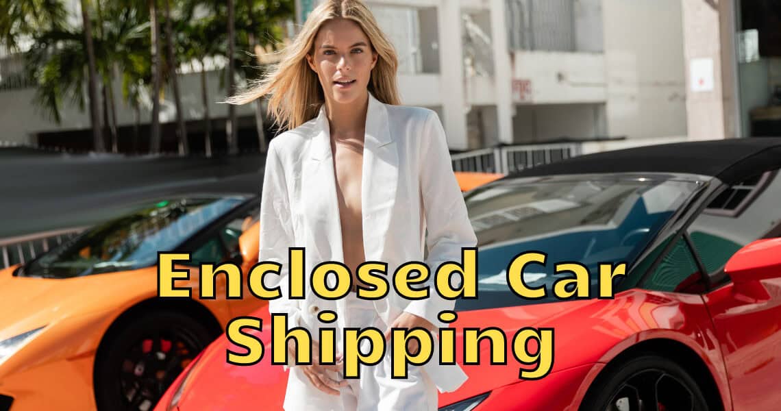 Enclosed car shipping