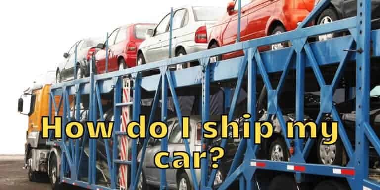 How do I ship my car?